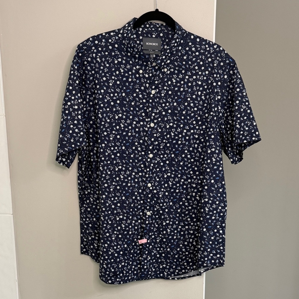 Bonobos Riviera Short Sleeve Shirt Slim Fit